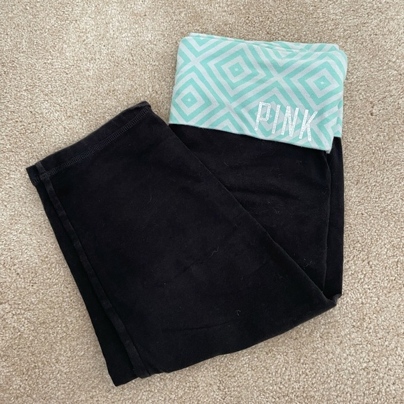 PINK capris leggings - Picture 1 of 3